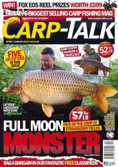 James Coleman with 'Lee Jackson' @ 57lb 3oz's Carp Talk cover shot 28-5/3-6 2014
