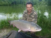 Pete and a 30lb Grassy